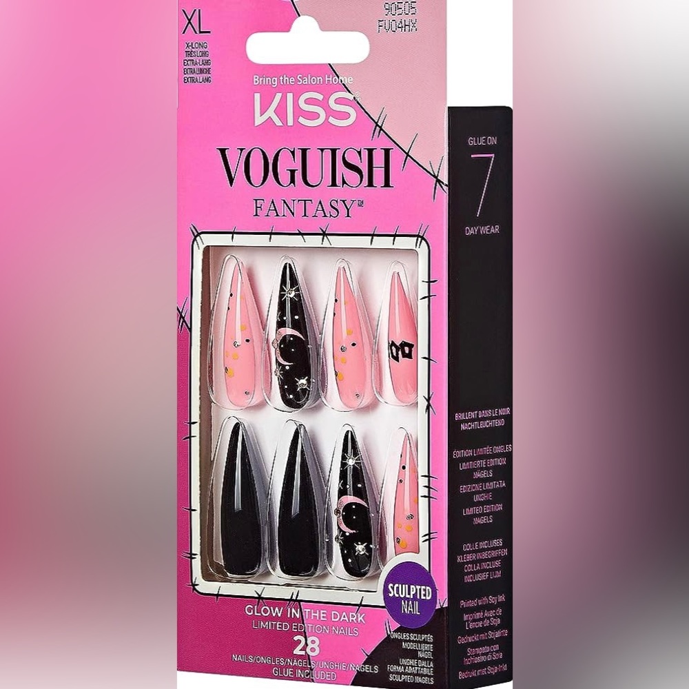 🎃🎉HP🎉KISS “Casting Spells” Halloween Voguish Fantasy Glam Gel Nail Kit - Picture 6 of 7
